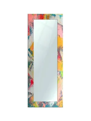 999STORE Printed Mirror Decoration for Living Room Mirror for Bedroom Full Length Multi Abstract Pattern Large Long Big Full Length Mirror (MDF_18X48 Inches) MirrorBMP240