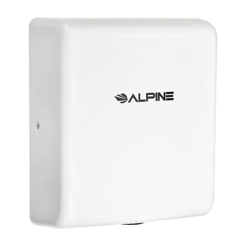 ALPINE® 405-10-WHI WILLOW™ ADA Compliant White Stainless Steel High-Speed Hand Dryer