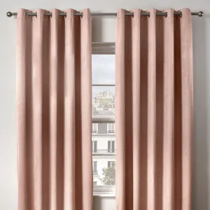 Ambiance Blush Pink Thermal Blackout Eyelet Curtains