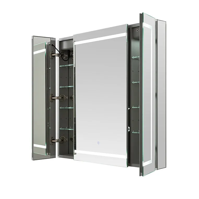 Aquadom Royale Plus 40x36 LED Lighted Triple Door Medicine Cabinet