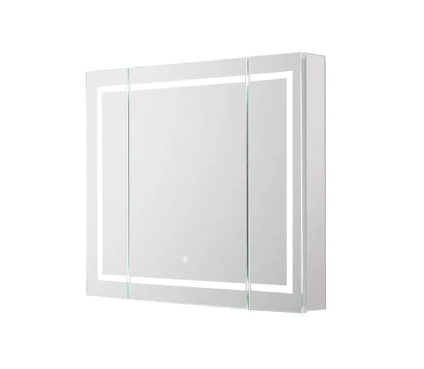 Aquadom Royale Plus 40x36 LED Lighted Triple Door Medicine Cabinet