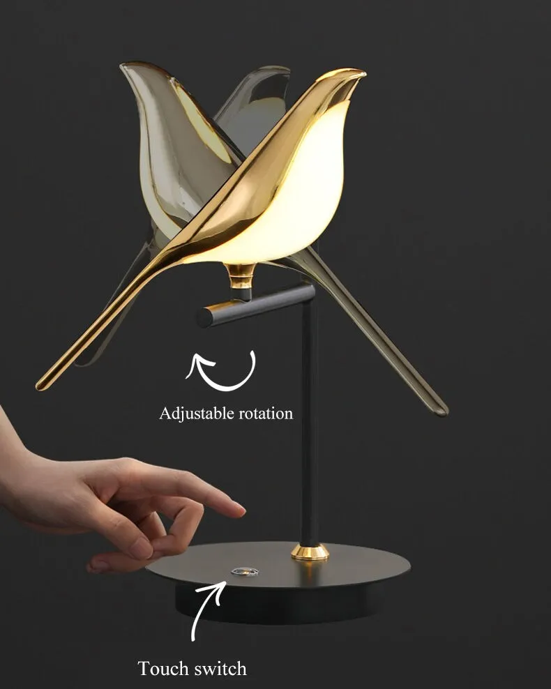 Aves Bird Ambient Desk Lamp