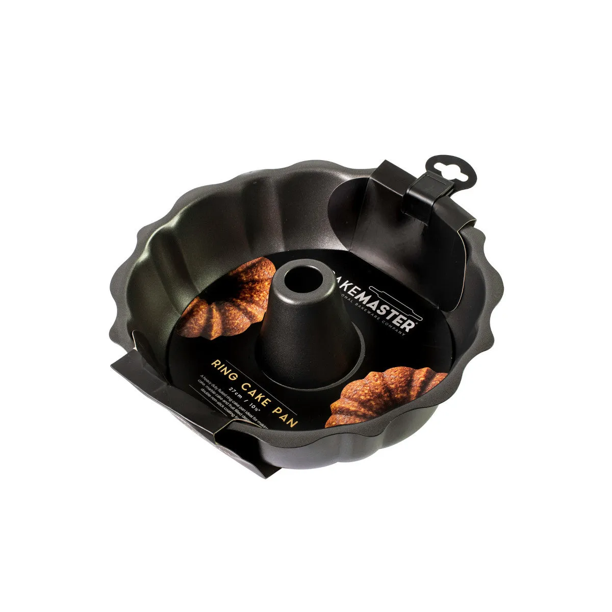 Bakemaster Fluted Ring Cake Pan 27cm