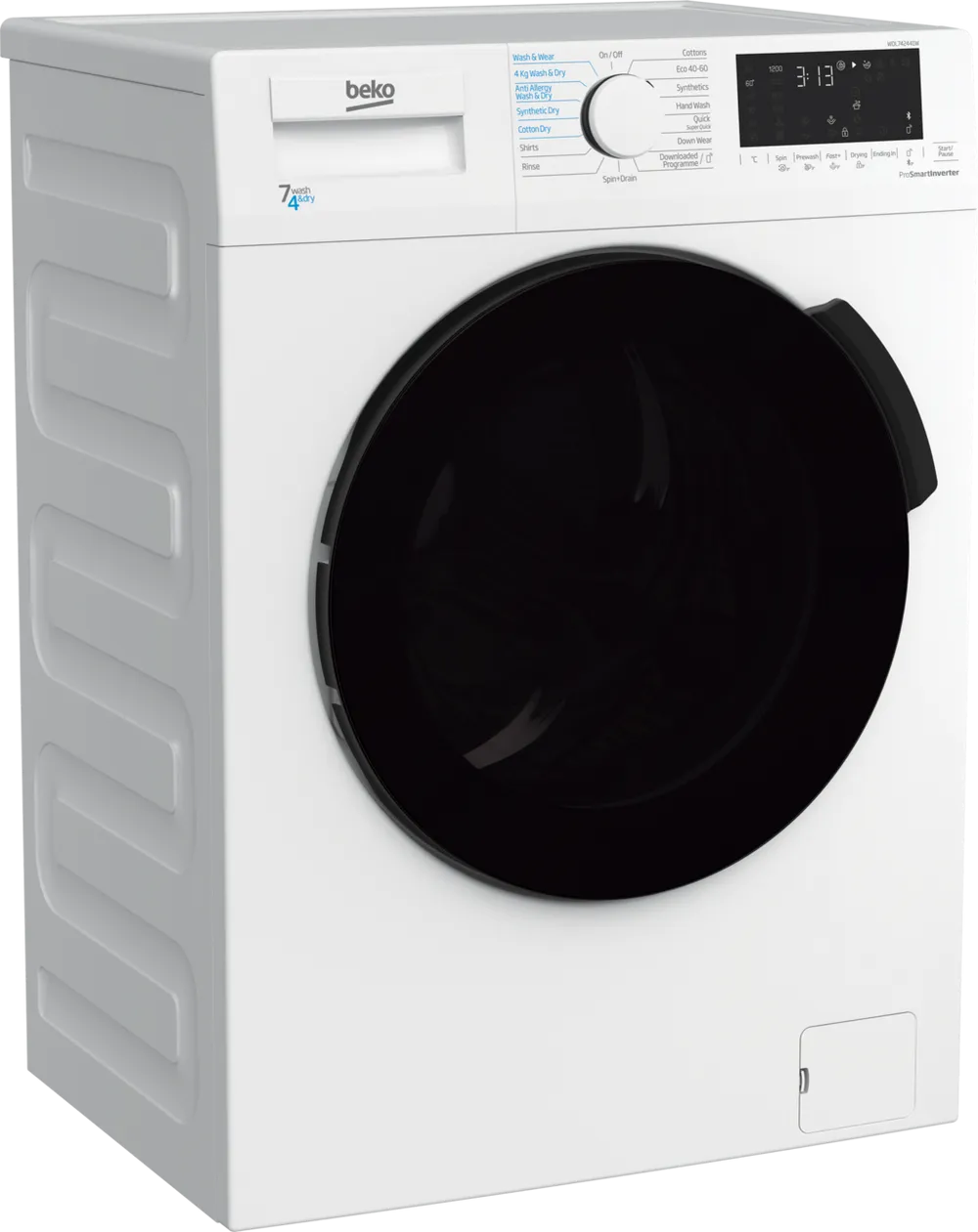 Beko WDL742441W 7kg/4kg 1200 Spin Washer Dryer - White