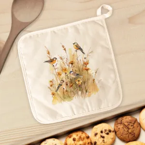 Birds in Tall Grass - Cotton Pot Holder