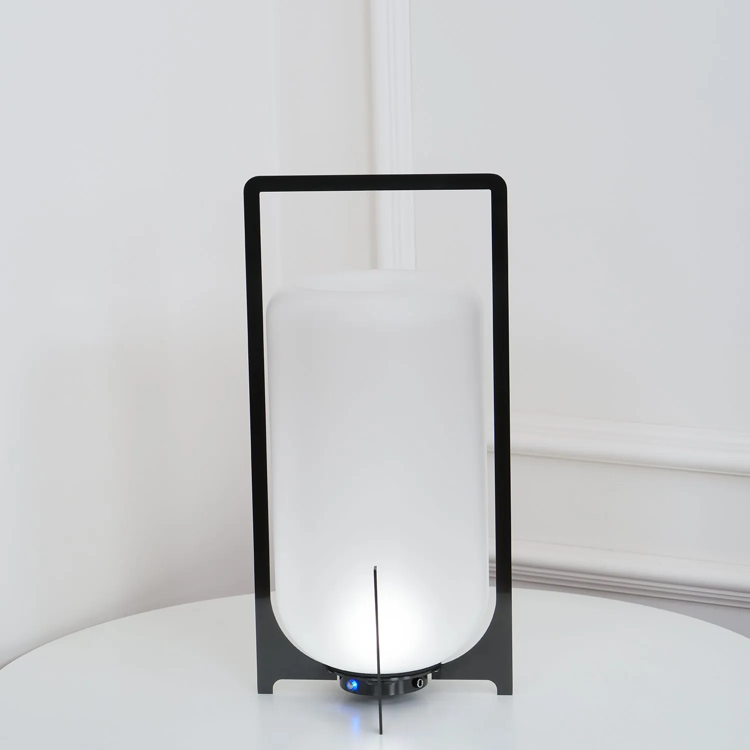 Black Twilight Lantern Table Lamp