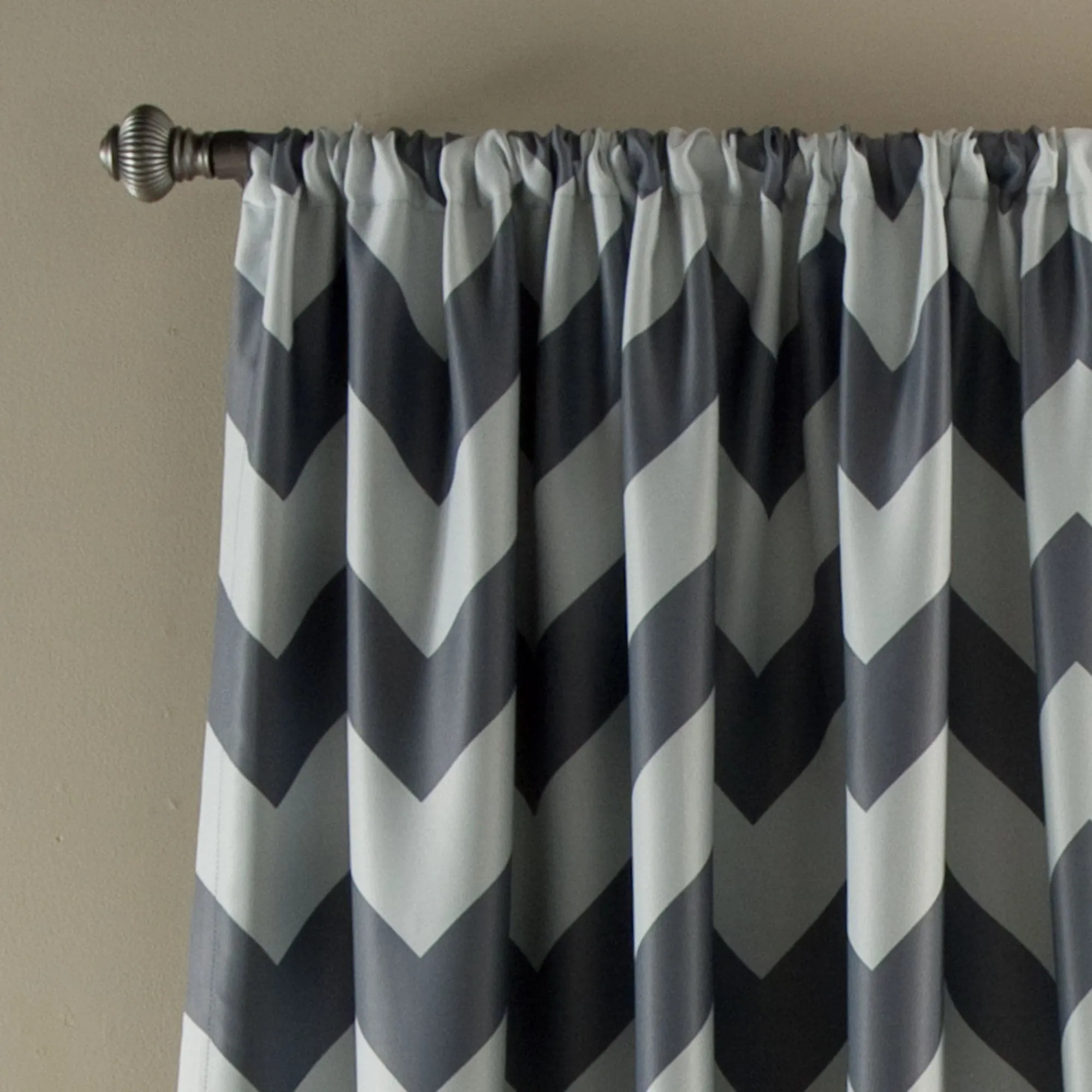 Chevron Blackout Window Curtain Set