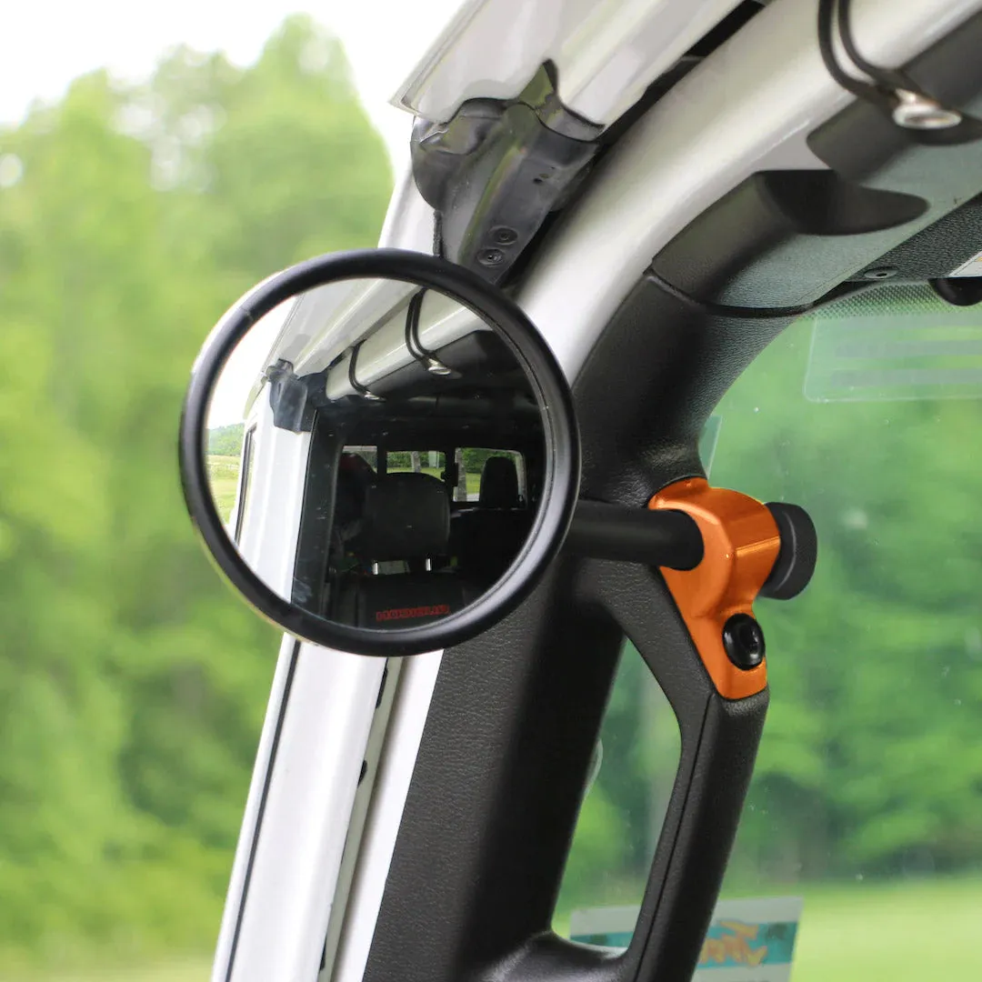 CMM Offroad Gladiator JT A-Pillar Side Mirrors with Base Mount Driver AND Passenger