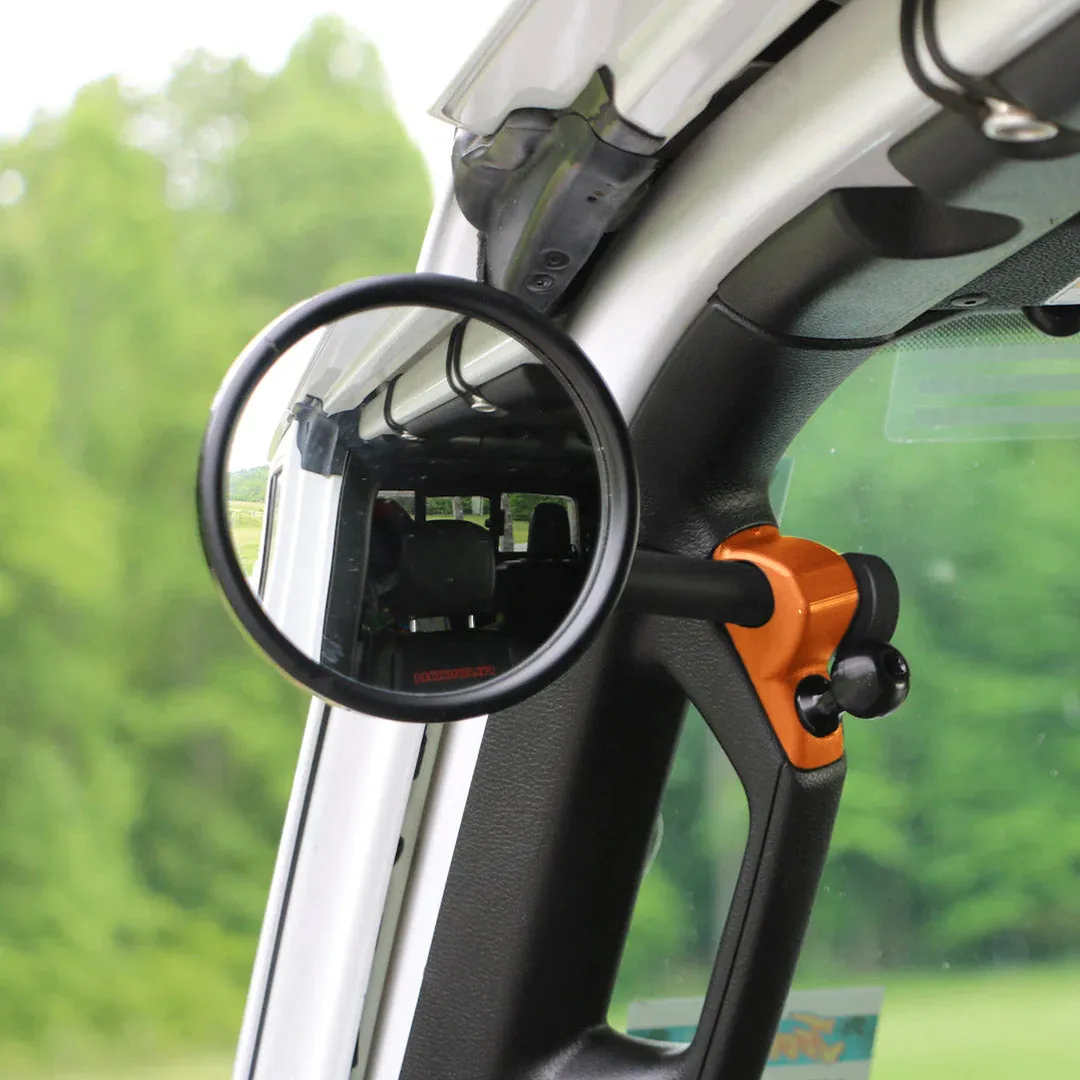 CMM Offroad Gladiator JT A-Pillar Side Mirrors with Base Mount Driver AND Passenger