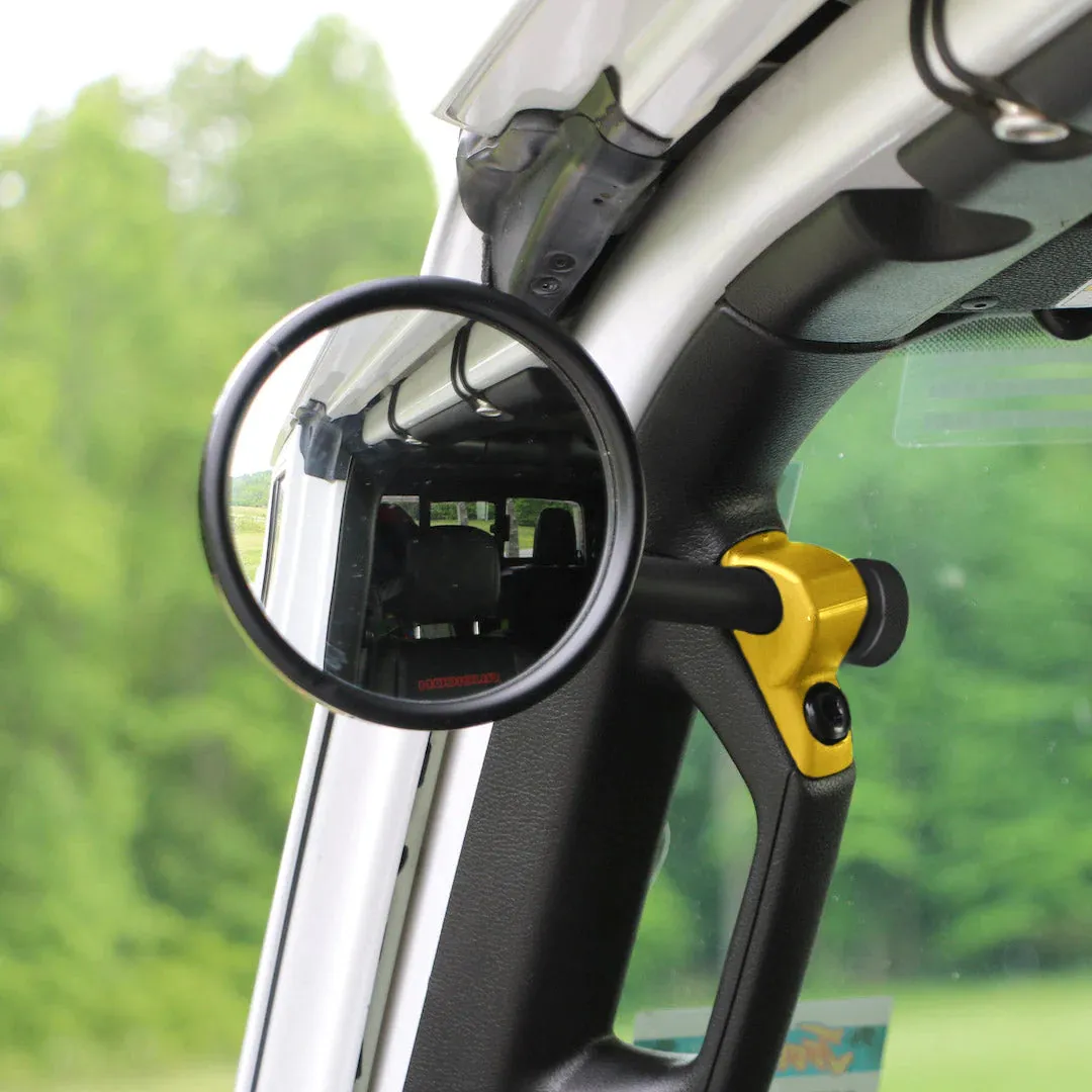 CMM Offroad Gladiator JT A-Pillar Side Mirrors with Base Mount Driver AND Passenger