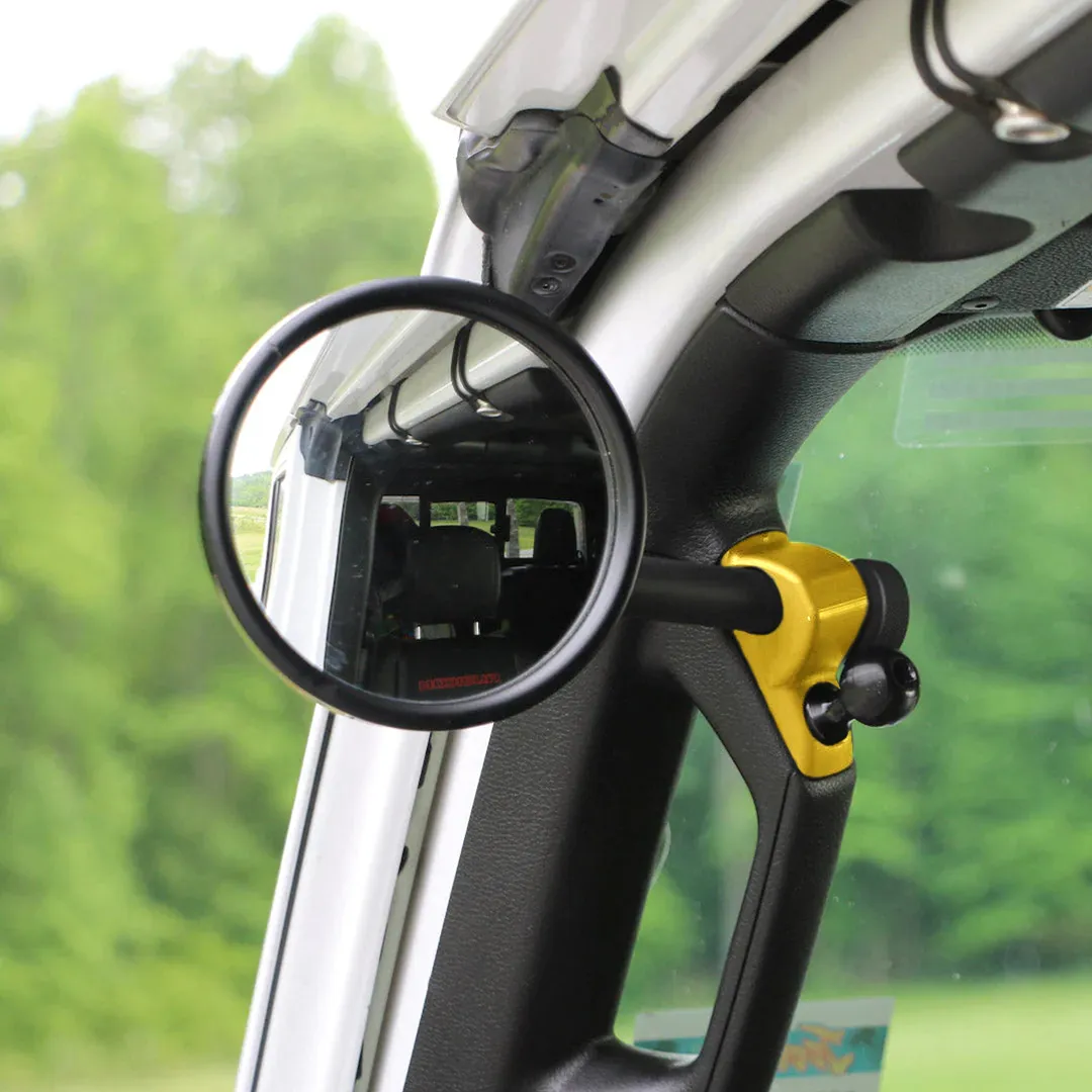 CMM Offroad Gladiator JT A-Pillar Side Mirrors with Base Mount Driver AND Passenger