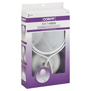 CONAIR - Mirror 3 In 1 Standard & 5x Magnification - 2 Count