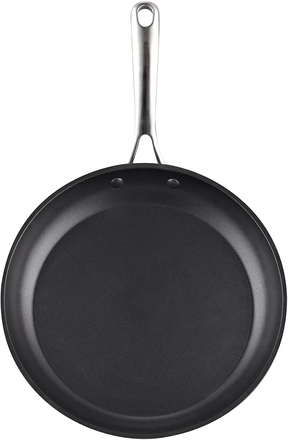 Cooks Standard Frying Omelet Pan, Classic Hard Anodized Nonstick 12-Inch/30cm Saute Skillet Egg Pan, Black