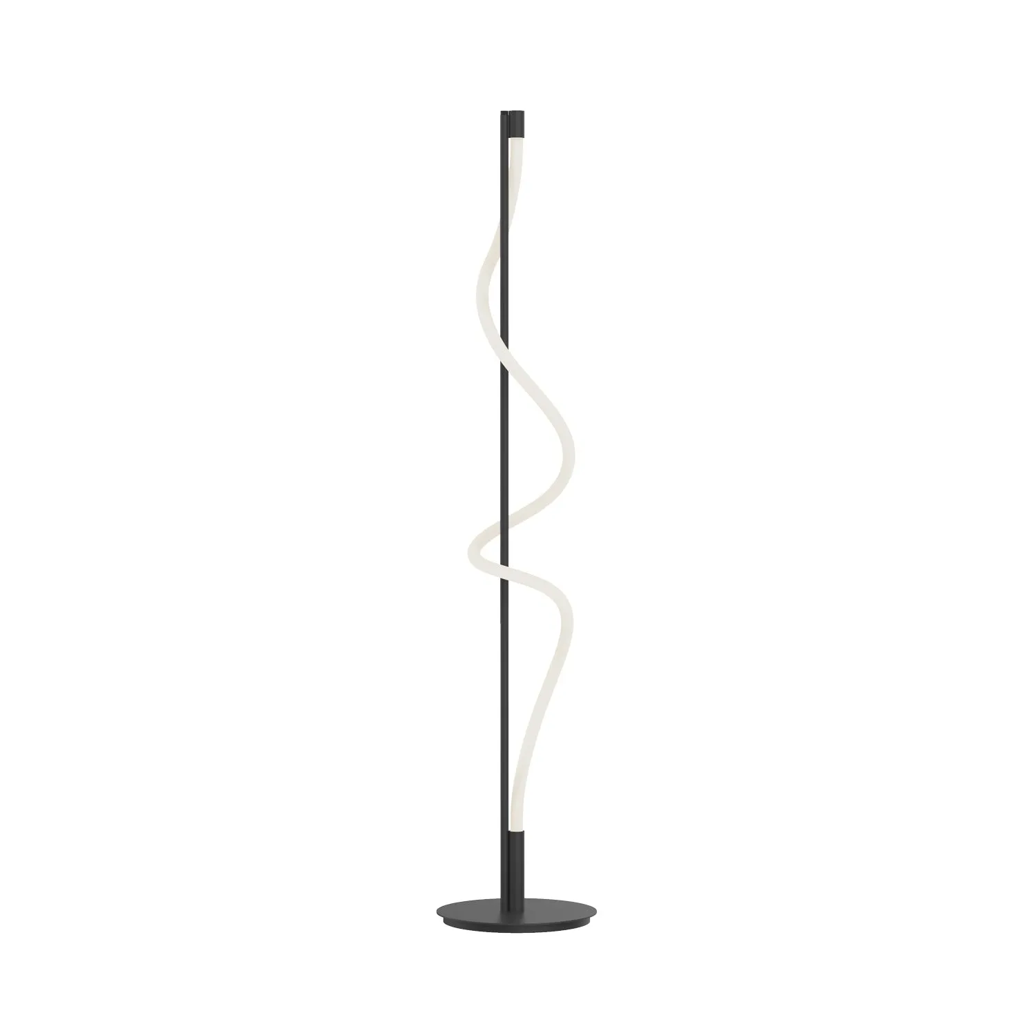 Cursive Floor Lamp in Black