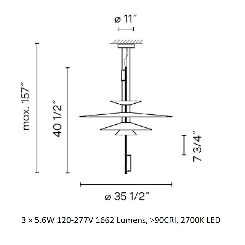 Flamingo 1550 LED Pendant Light