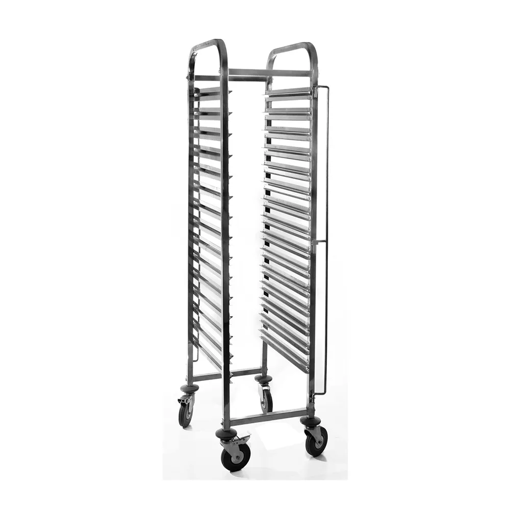 Gastronorm Trolley S/Steel 15 Level