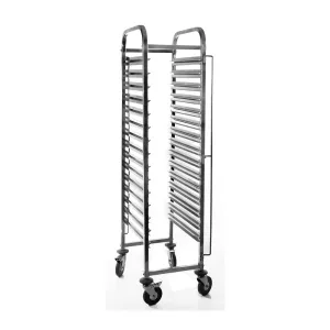 Gastronorm Trolley S/Steel 15 Level