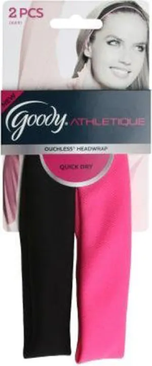 GOODY - Athletique Quick Dry Headwraps - 2 Pack