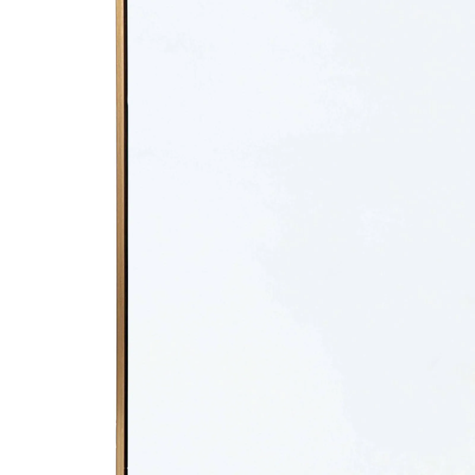 Hanging Rectangle Mirror (Natural Brass)