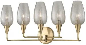 Hudson Valley Lighting 4705-AGB Longmont - Five Light Wall Sconce