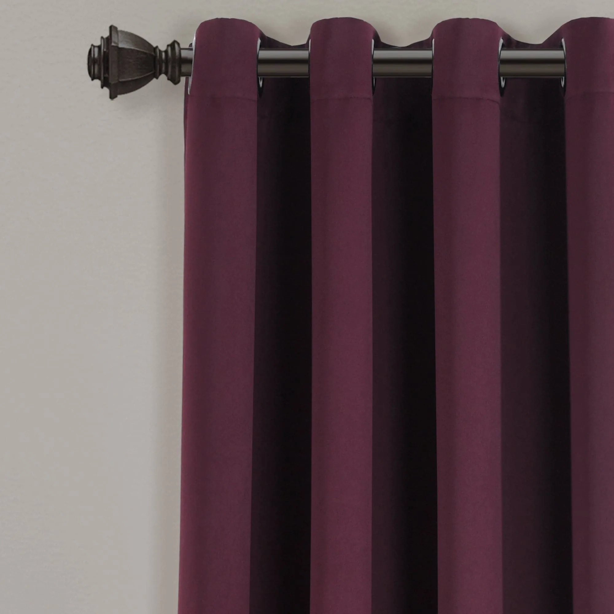 Insulated Grommet Blackout Window Curtain Panel Set