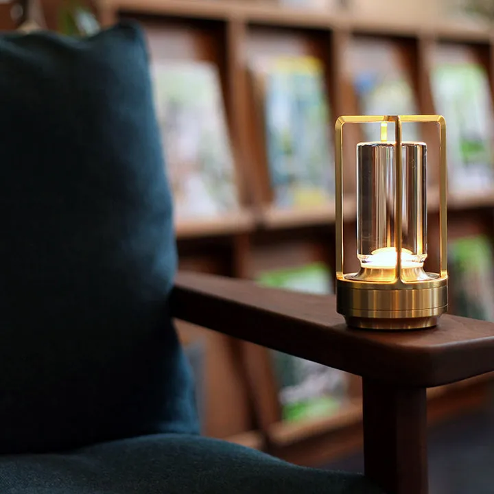 Japanese Ambient Lantern - Cordless Crystal Table Lamp