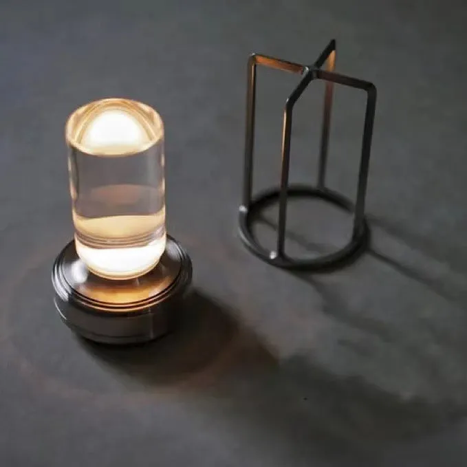 Japanese Ambient Lantern - Cordless Crystal Table Lamp