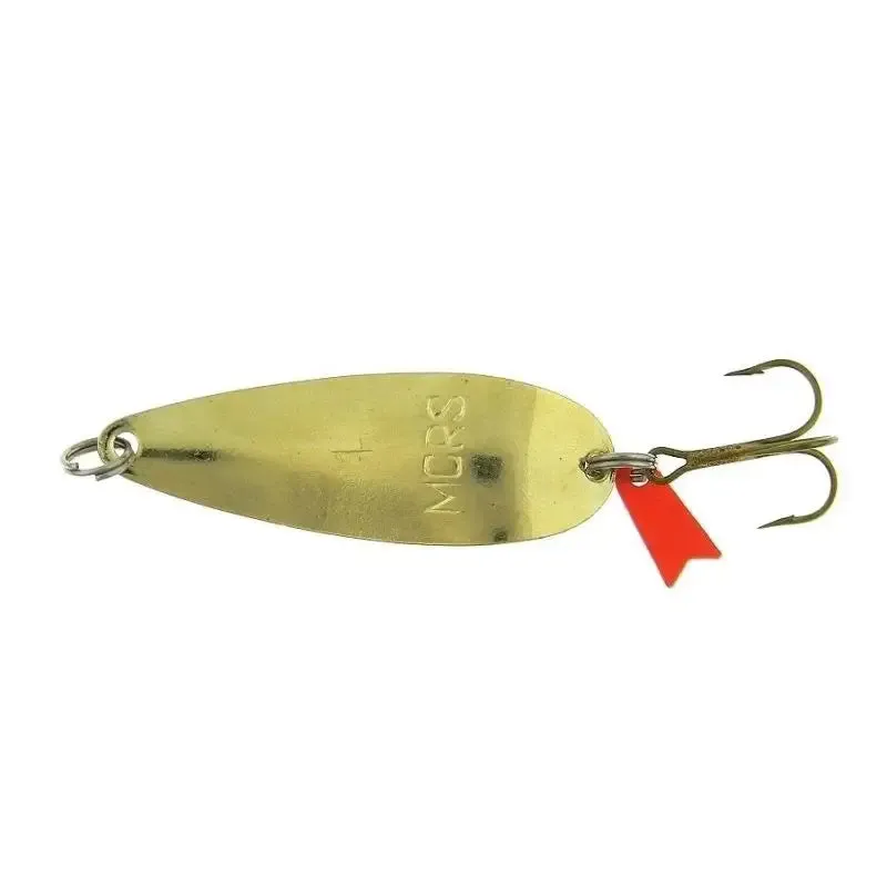 Jaxon Holo-Reflex Lures Treble Fishing Hooks - 21G Gold Spoon