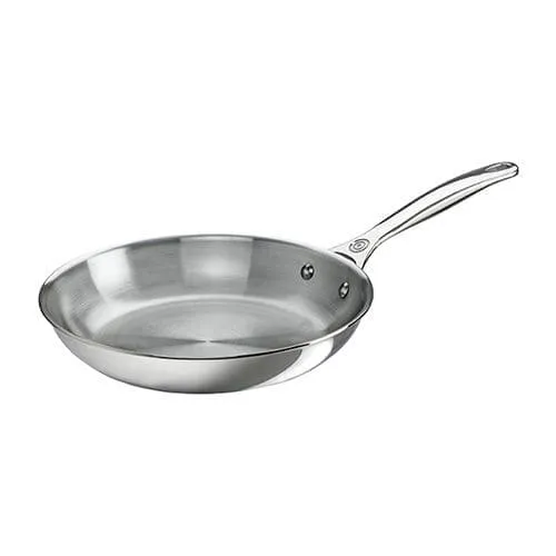 Le Creuset 3-ply Stainless Steel Uncoated Frying Pan