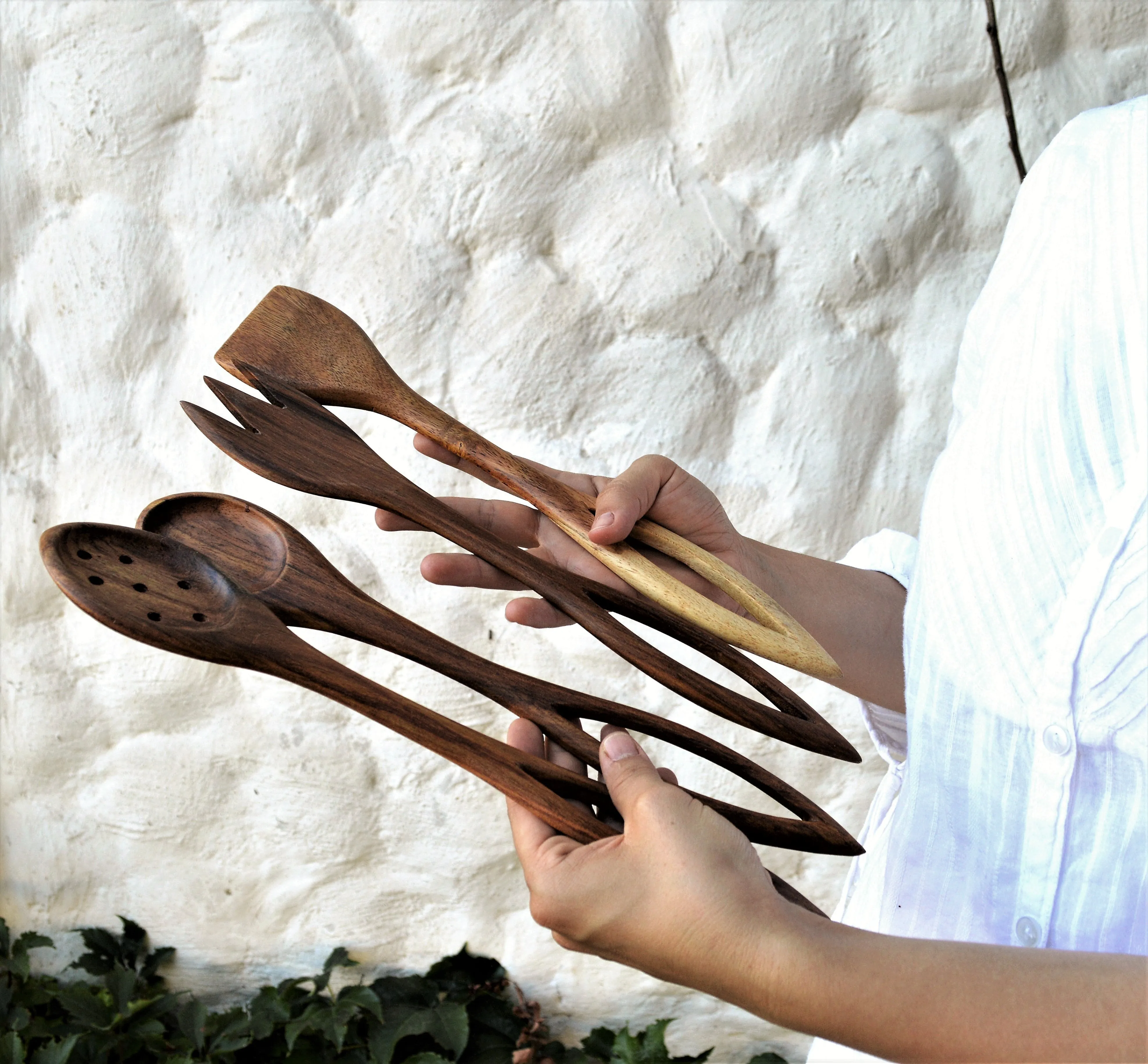 Leaves Kitchen Spoons set (4 pieces)