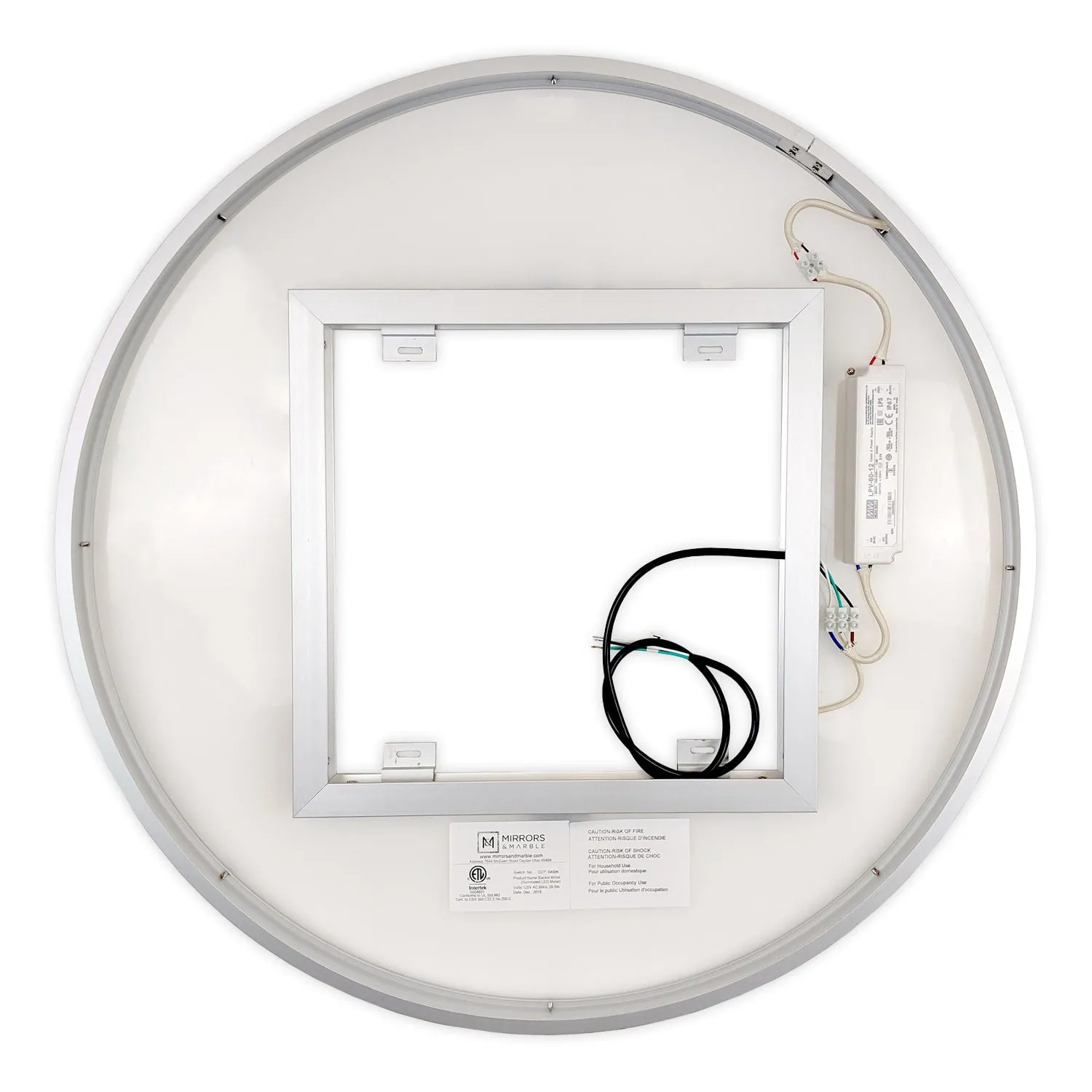 LED Mirror (Side-Lighted Round) 44" x 44"