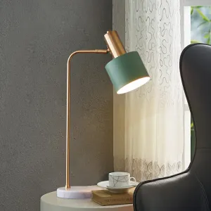 Lily Nordic Marble and Gold Table Lamp