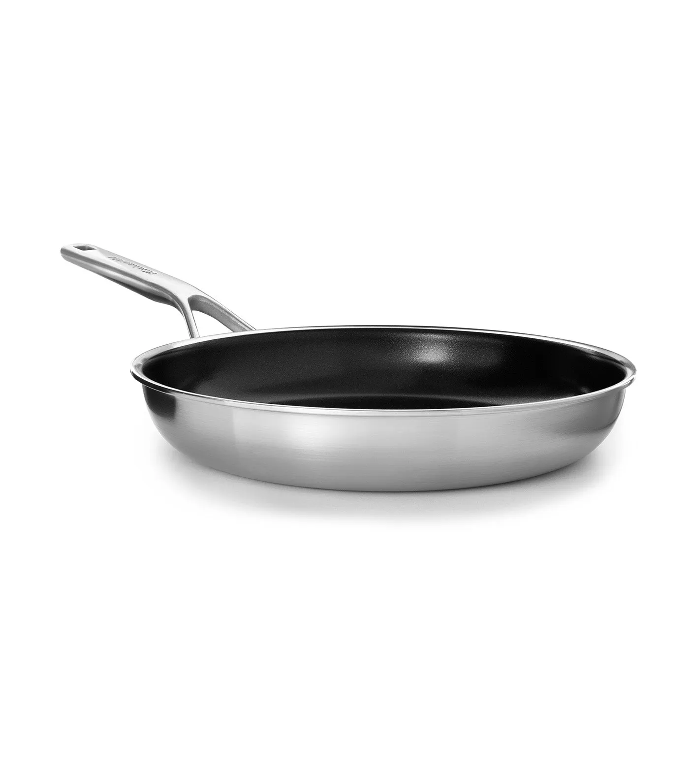 Multi-Ply Stainless Steel Open Frypan Ceramic Coated