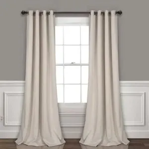 New - Set of 2 (95"x52") Grommet Top Insulated Blackout Curtain Panels - Lush Décor