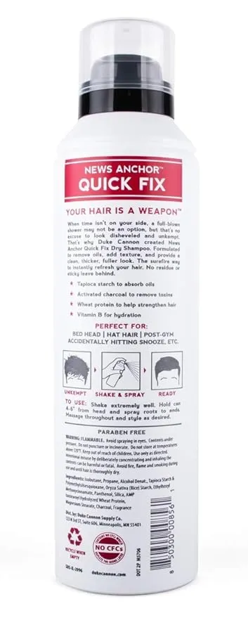 News Anchor Quick Fix Dry Shampoo