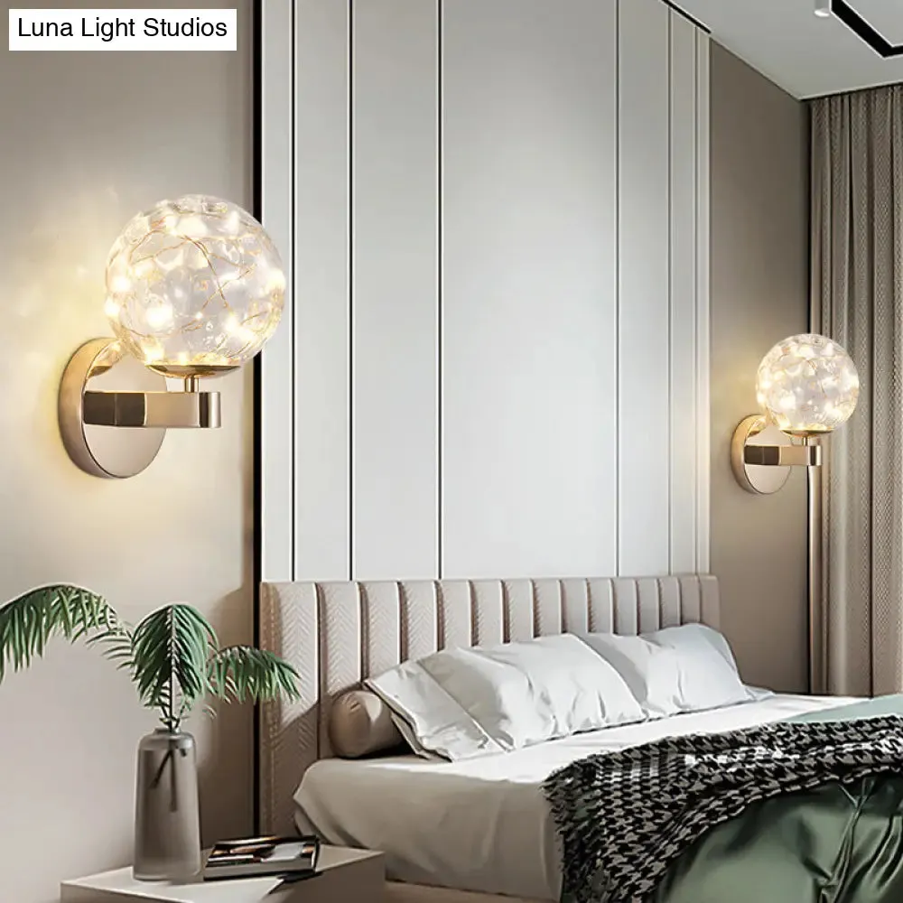 Nordic Star Wall Lamp: Modern Sconce Light for Bedroom or Living Room