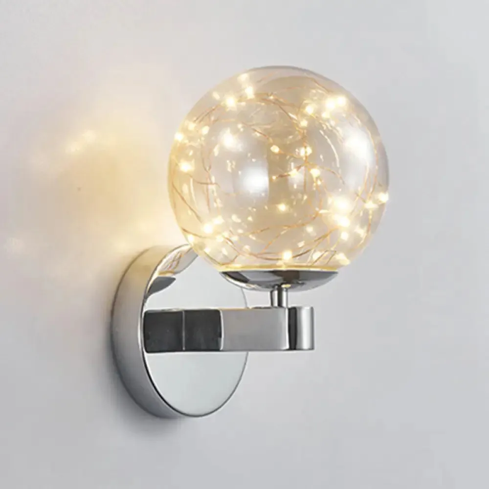 Nordic Star Wall Lamp: Modern Sconce Light for Bedroom or Living Room