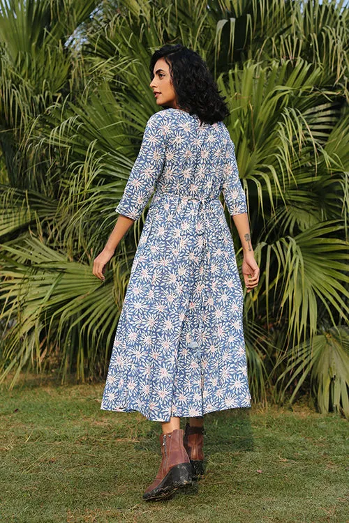 Okhai 'Selena' Hand Block Printed Cotton Dress