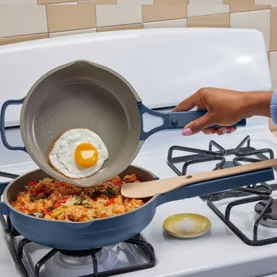 Open Box - Our Place 8.5" Ceramic Nonstick Mini Always Pan  Blue Salt