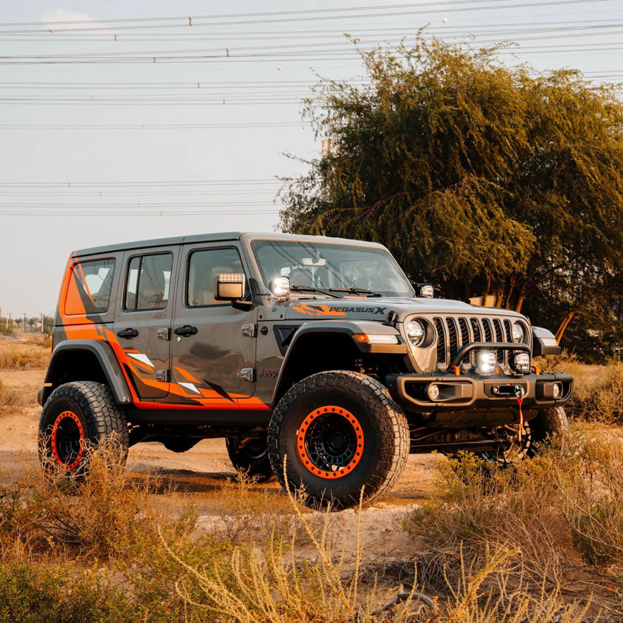 ORACLE Lighting LED Off-Road Side Mirrors for Jeep Wrangler JL / Gladiator JT