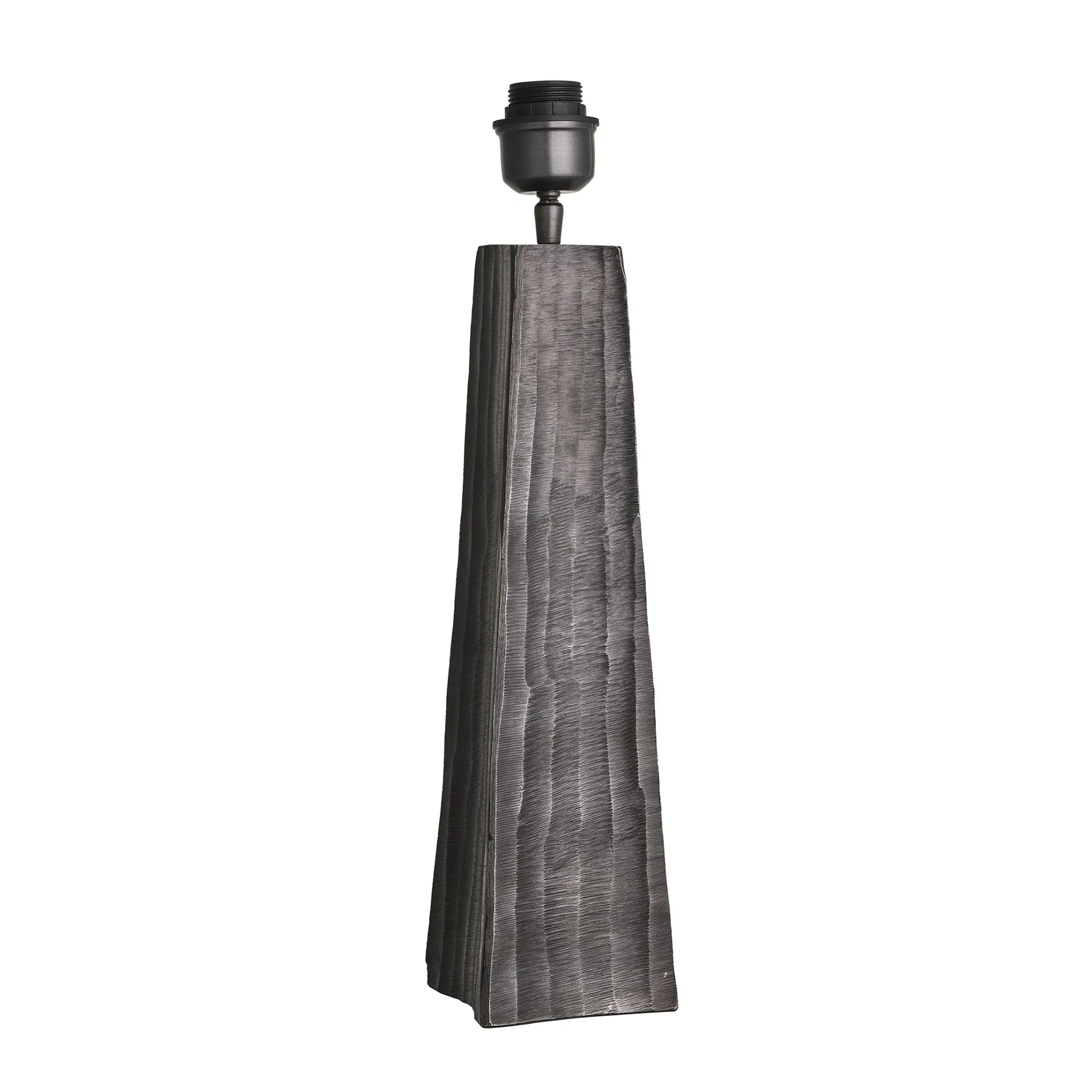 Ornate Obelisk Table Lamp - Pewter