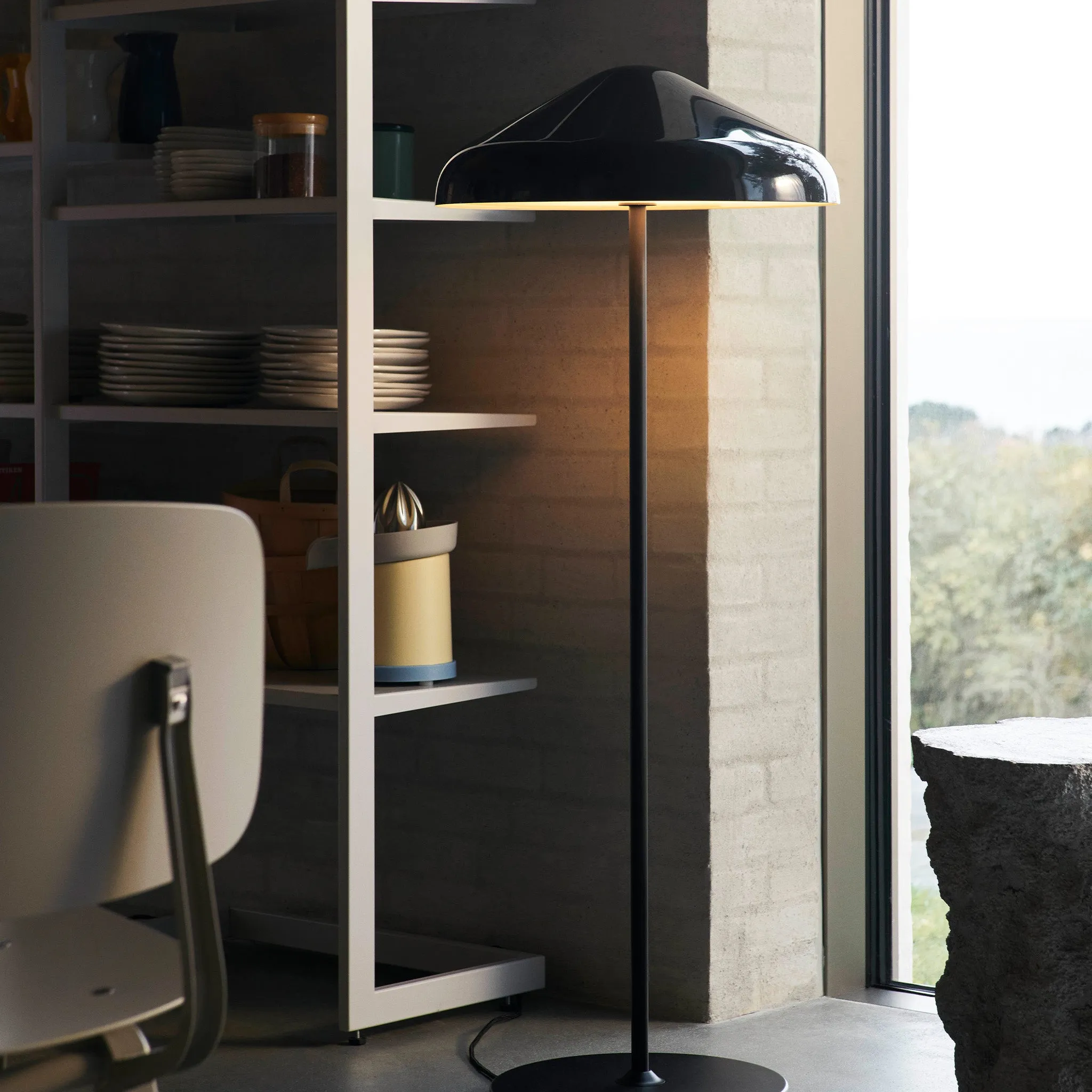 Pao Steel Floor Lamp by Hay