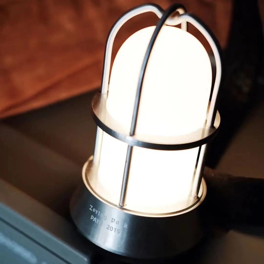 Portable Ambient Light - LED Cast Aluminum Lantern