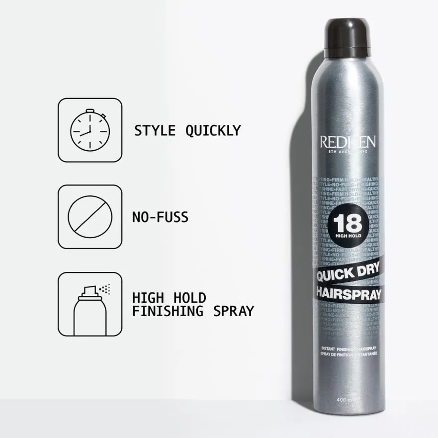 Redken Quick Dry Hairspray 400ml