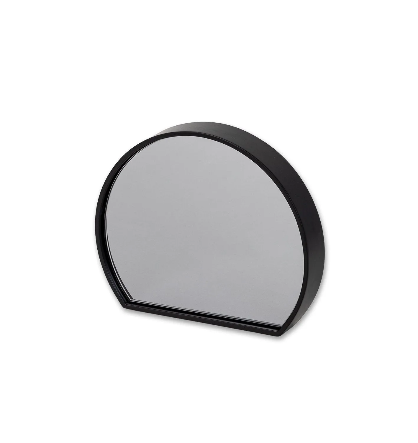 Set of 2 - Objekt 25cm Segment Mirror- Black