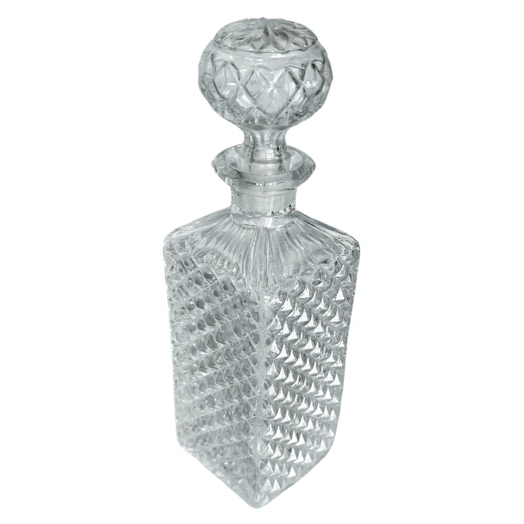 Square Cut Glass Decanter