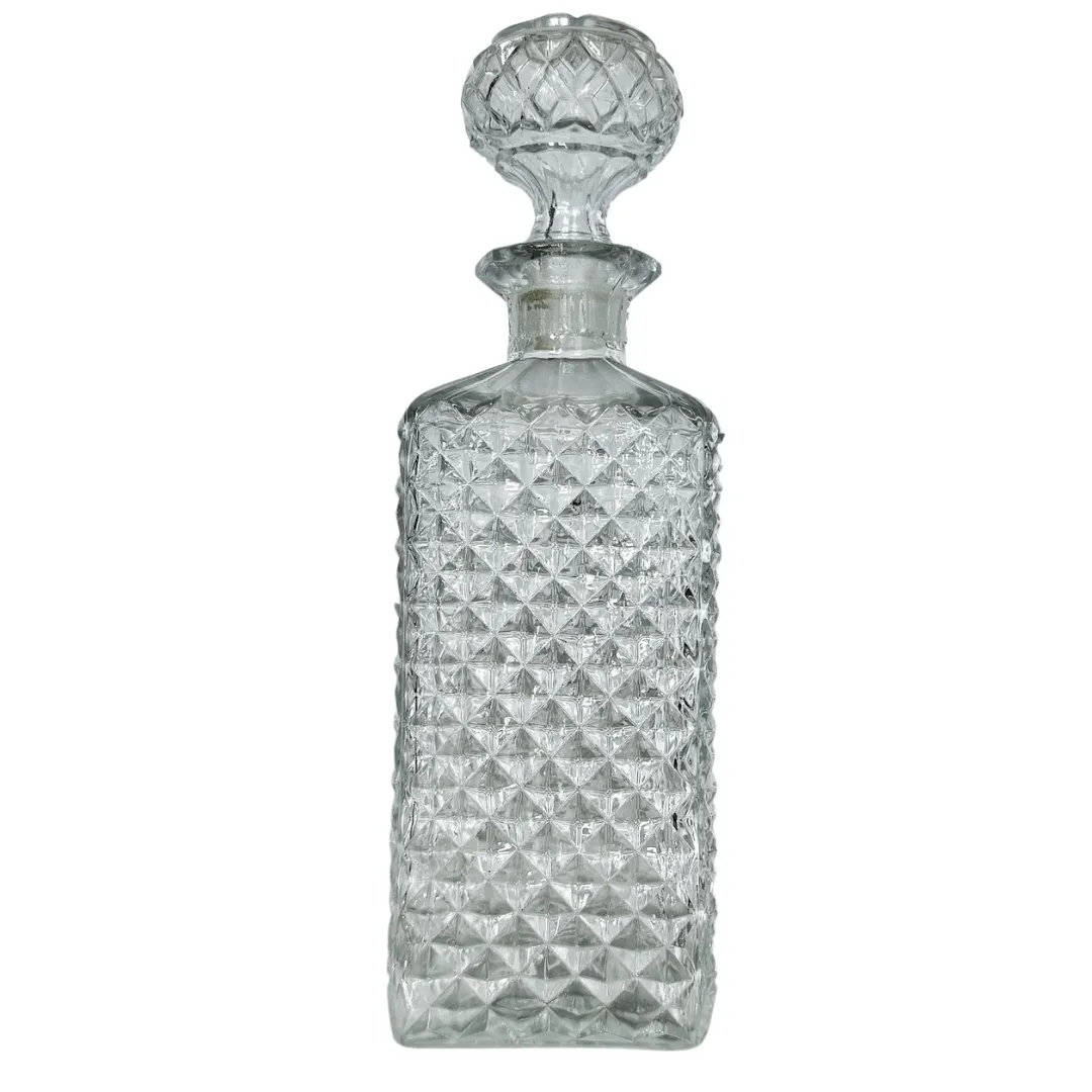 Square Cut Glass Decanter