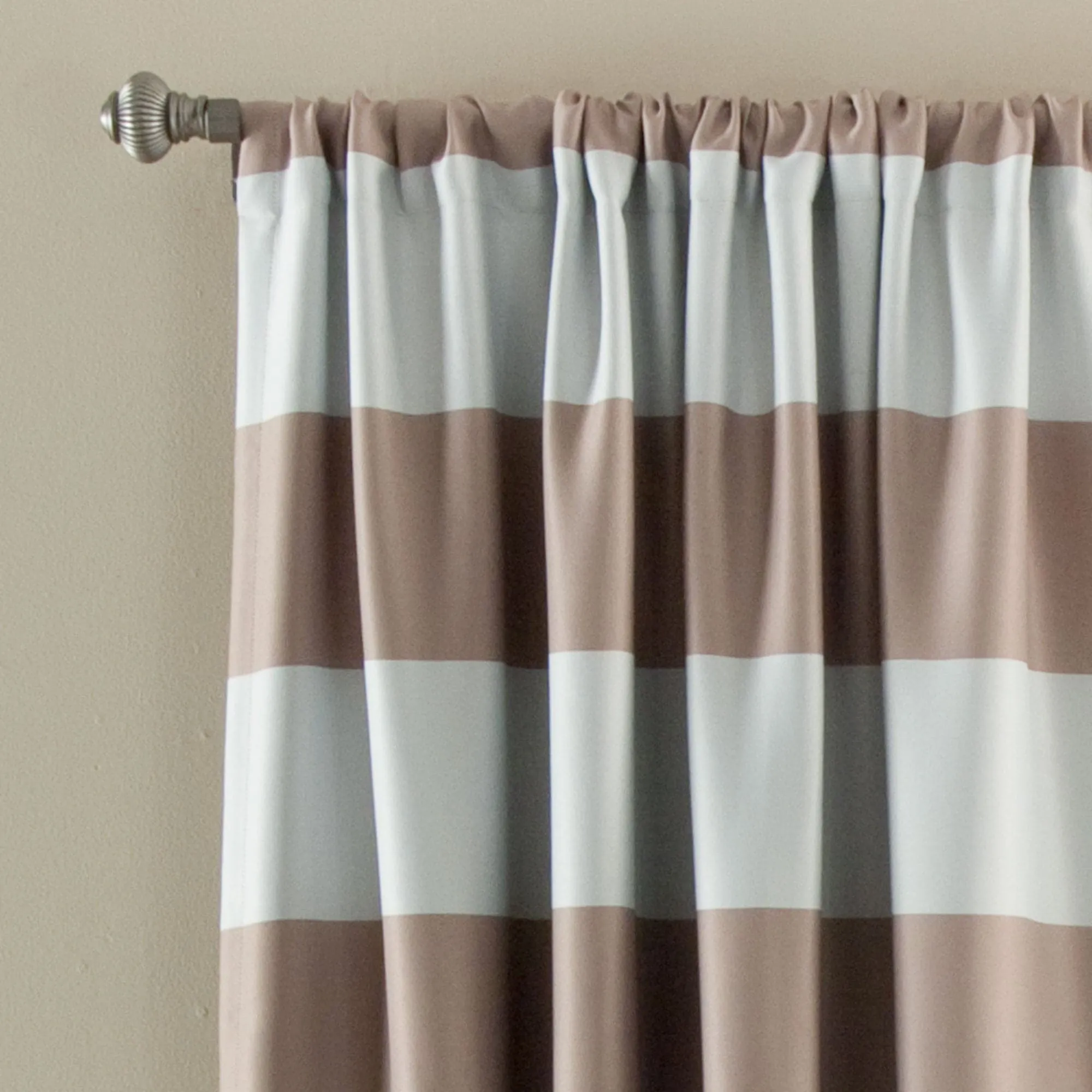 Stripe Blackout Window Curtain Set