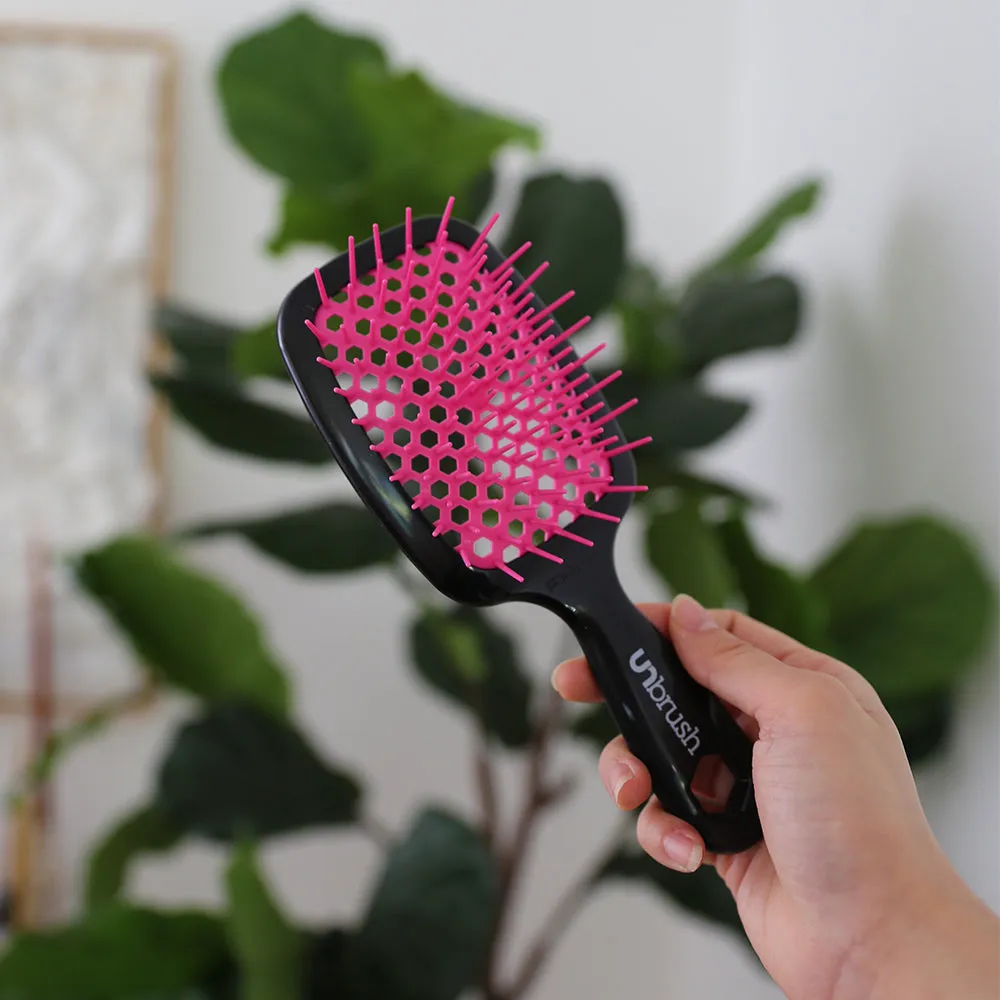 UNbrush Detangling Hair Brush - Cherry Blossom