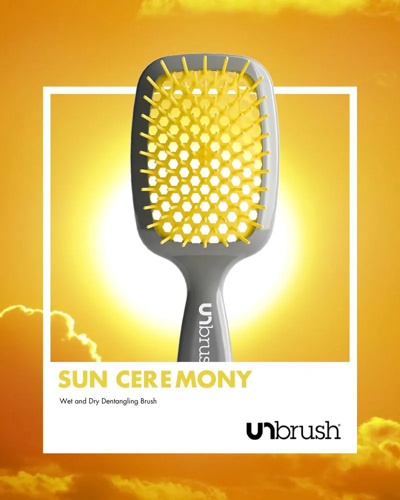 UNbrush Detangling Hair Brush - Sun Ceremony